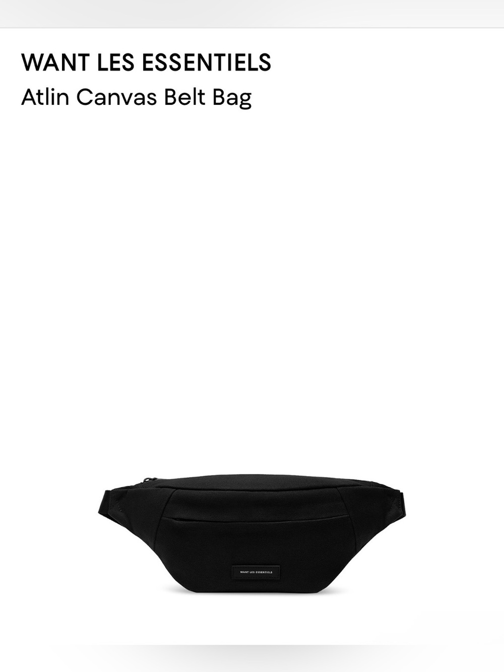 Want Les Essentiels Atlin Canvas Belt Bag.
